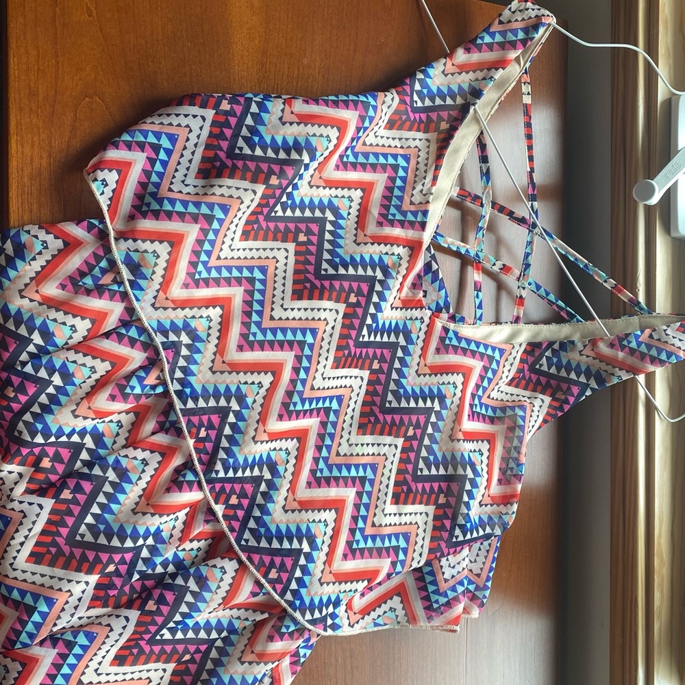 Colorful patterned dress